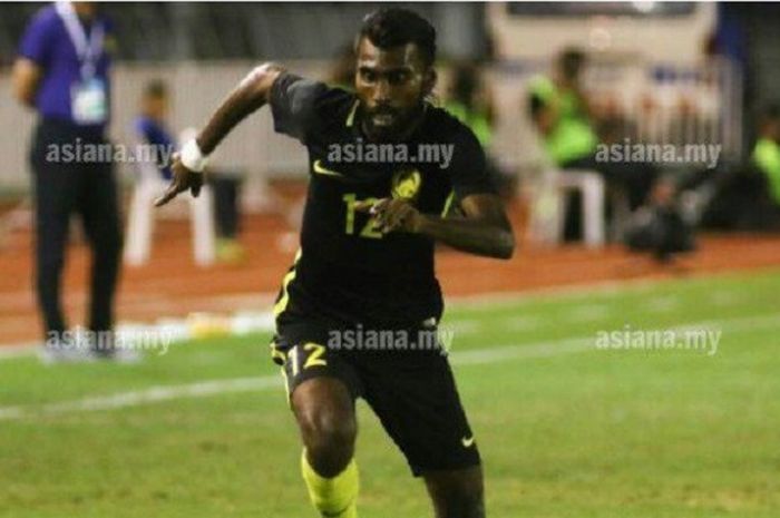 Striker Timnas Malaysia, N Thanabalan.