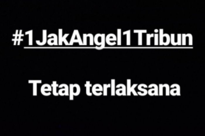 Jak Angel akan berada di satu tribune yang sama pada pertandingan Persija Jakarta Vs PS TNI