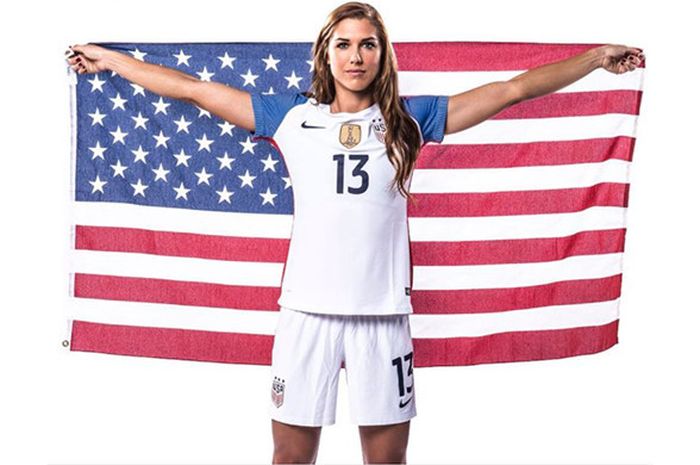 Alex Morgan, pemain timnas sepak bola putri Amerika Serikat