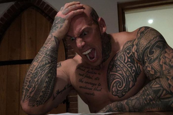 Martyn Ford, petarung MMA yang memiliki julukan 'Manusia Terseram di Bumi.'