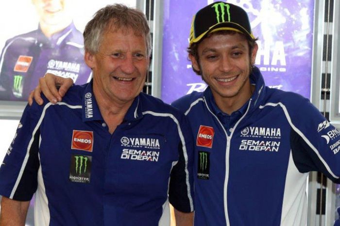 Jeremy Burgess dan Valentino Rossi.