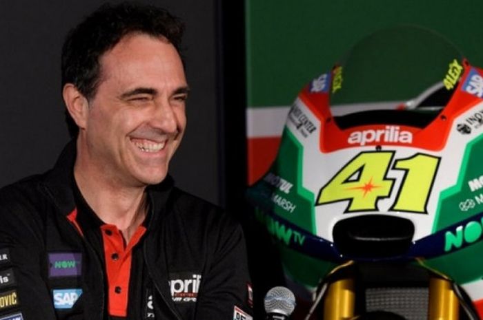 Race Director Aprilia, Romano Albesiano.