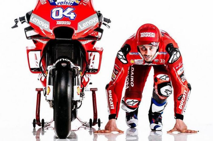  Pebalap Ducati, Andrea Dovizioso, siap bersaing untuk gelar juara dunia MotoGP 2019.