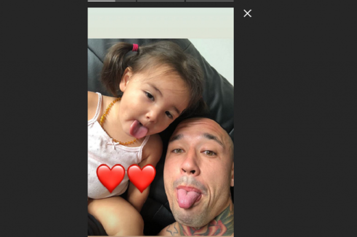 Instastory Radja Nainggolan