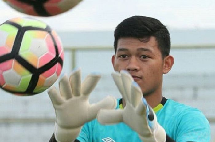 Riyandi, kiper Barito Putera.