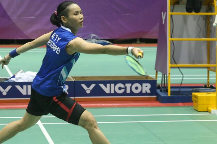 Tai Tzu Ying pada pertandingan bulu tangkis Olimpiade Universitas, Universiade, di Taipei, Taiwan.