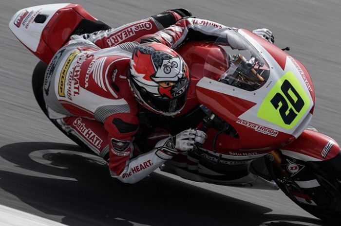 Pebalap Astra Honda Racing Team Indonesia, Dimas Ekky Pratama.