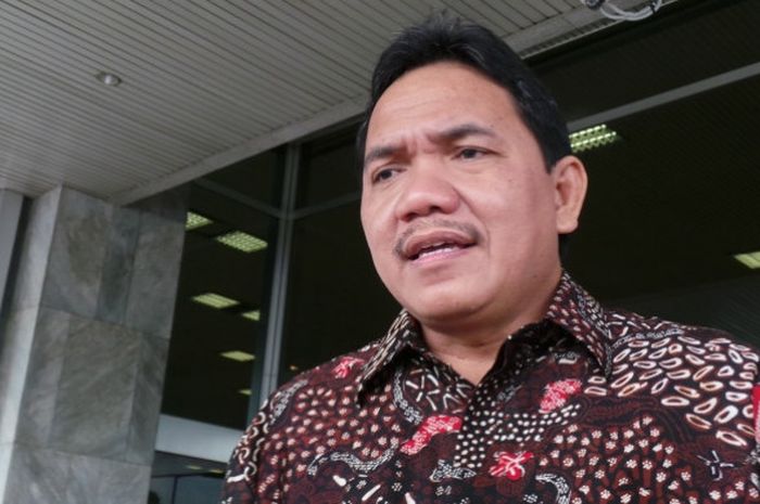 Presiden Klub Madura United, Achsanul Qosasi.