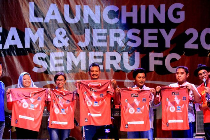 Kemeriahan Launching Tim dan Jersey Semeru FC 2018