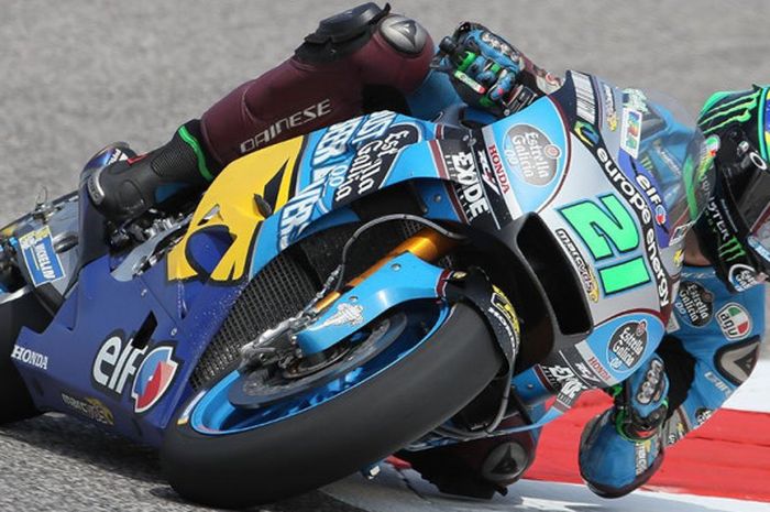 Pebalap Marc VDS, Franco Morbidelli, gagal meraih hasil baik setelah finis di posisi ke-21 pada MotoGP Americas di Circuit of the Americas, Amerika Serikat (22/4/2018).