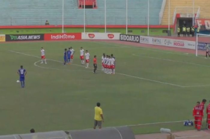 Timnas U-16 Thailand melawan Timnas U-16 Myanmar di Stadion Gelora Delta, Sidoarjo, Kamis (9/8/2018) sore WIB.