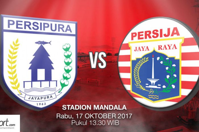 Persipura Jayapura akan menjamu Persija Jakarta di Stadion Mandala, Jayapura, Rabu (17/10/2017). 