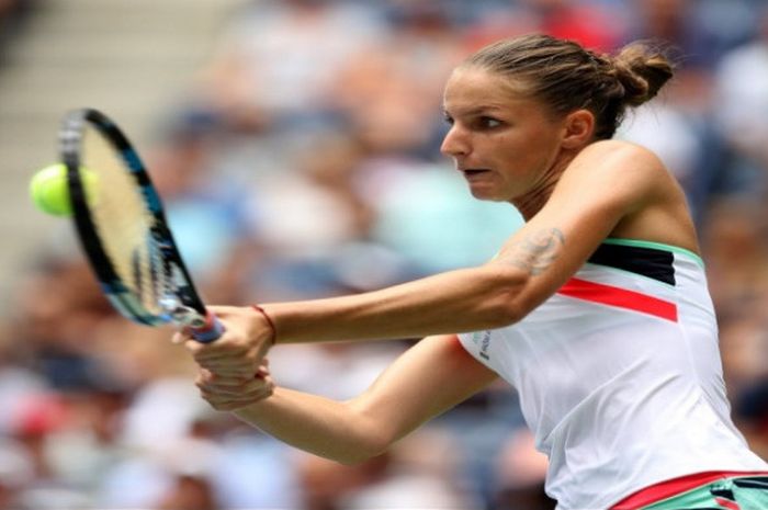 Petenis putri nomor 1 Dunia, Karolina Pliskova, berhasil melaju ke babak 16 besar US Open 2017 setelah mengalahkan Shuai Zhang, Sabtu (2/9/2017).