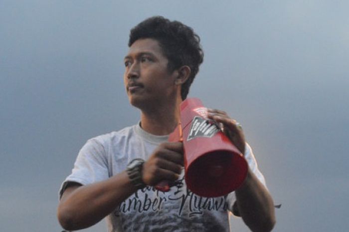 Agoes Warsoep, capo tribune selatan suporter Persis Solo.