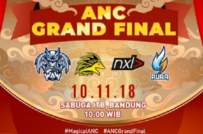 Grand Final ANC Season 2 akan berlangsung di Sabuga ITB, Bandung, Sabtu (10/11/2018), pukul 10.00 WIB.