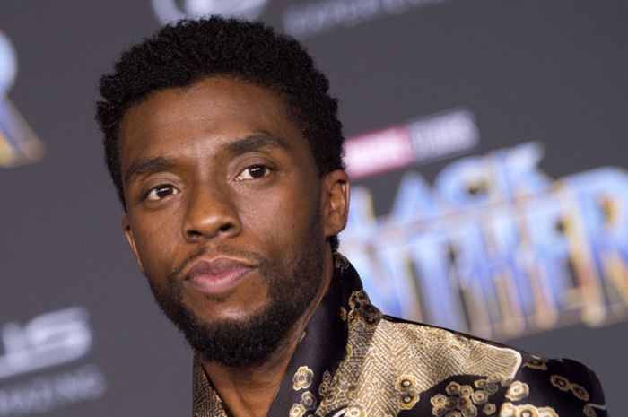 Aktor Chadwick Boseman menghadiri acara world premiere film Black Panther di Hollywood, California, Amerika Serikat, 29 Januari 2018.