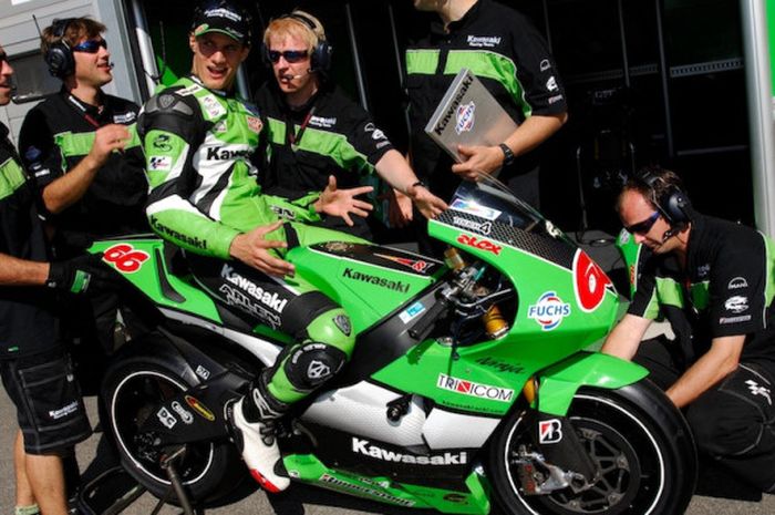 Mantan pebalap MotoGP dari Tim Kawasaki (2005-2007), Alex Hoffman.