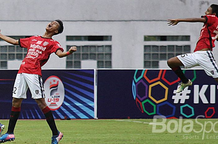 Epskresi para pemain Bali United U-19.