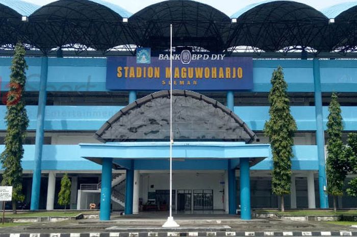 Stadion Maguwoharjo, Sleman, Rabu (10/1/2018).