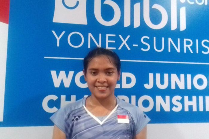 Gregoria Mariska Sukses Menekuk Perlawanan Pebulu Tangkis Jepang di Kejuaraan Dunia Junior 2017, Sabtu (17/10/2017)