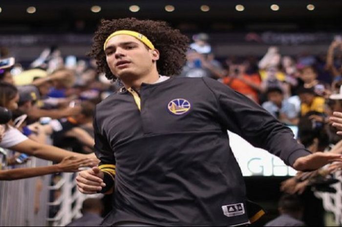 Anderson Varejao (35) pemain basket Brazil yang pernah memperkuat Cleveland Cavaliers dan Golden State Warriors.