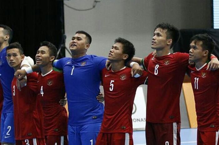 Timnas futsal putra dan putri Indonesia baru saja merebut kemenangan di pertandingan pertama SEA Games 2017 di Panasonic Sports Complex, Shah Alam, Malaysia (20/8/2017).