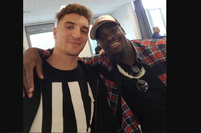 Thomas Meunier bersama Serge Aurier 