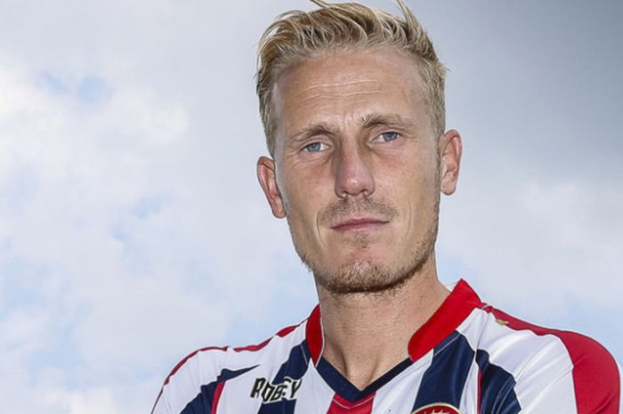 Pemain Bali United, Nick van der Velden saat memperkuat Willem II di Eredivisie musim 2015-2016.