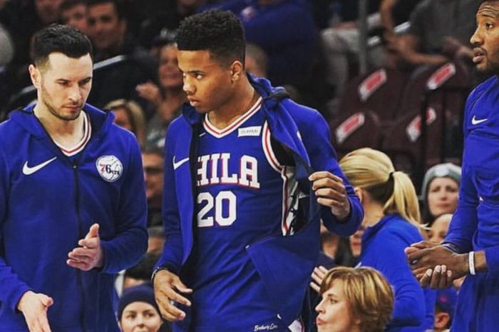 Markelle Fultz (#20) menderita sindrom outlet toraks yang membuatnya akan absen dalam enam minggu kedepan.