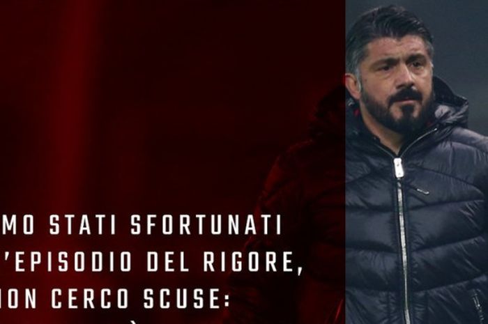 Pelatih AC Milan, Gennaro Gattuso, mengungkap momen ketika para pemain memarahi dirinya.