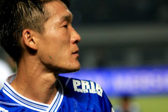  Gelandang Persib Bandung asal Republik Korea, Oh Inkyun. 