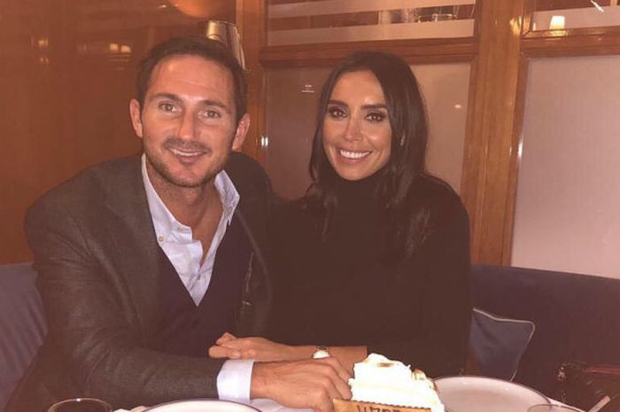 Frank Lampard (kiri) bersama Christine Lampard