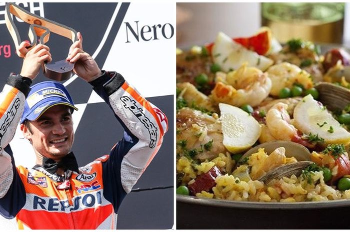 Dani Pedrosa janji akan masak Paella, masakan khas Spanyol.