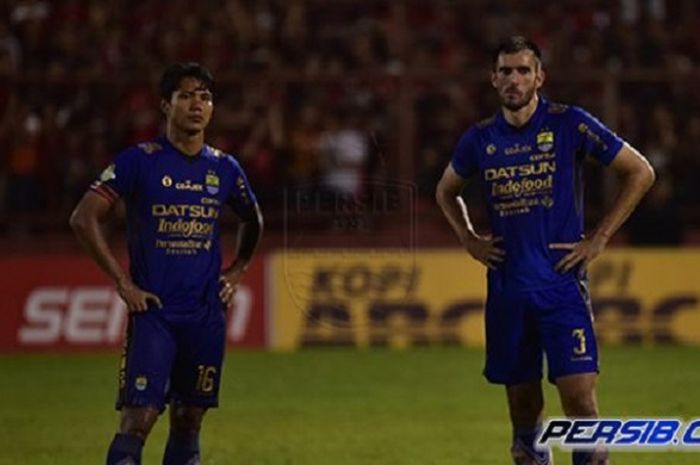 Ahmad Jufriyanto dan Vladimir Vujovic saat memperkuat Persib Bandung.