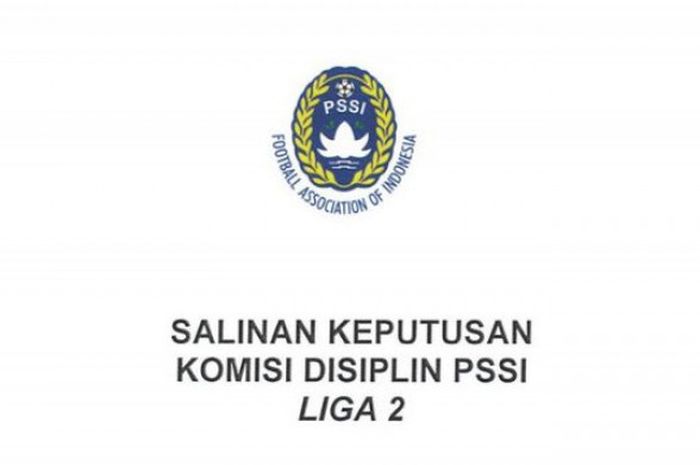 Surat Komisi Disipli PSSI di Media Sosial.