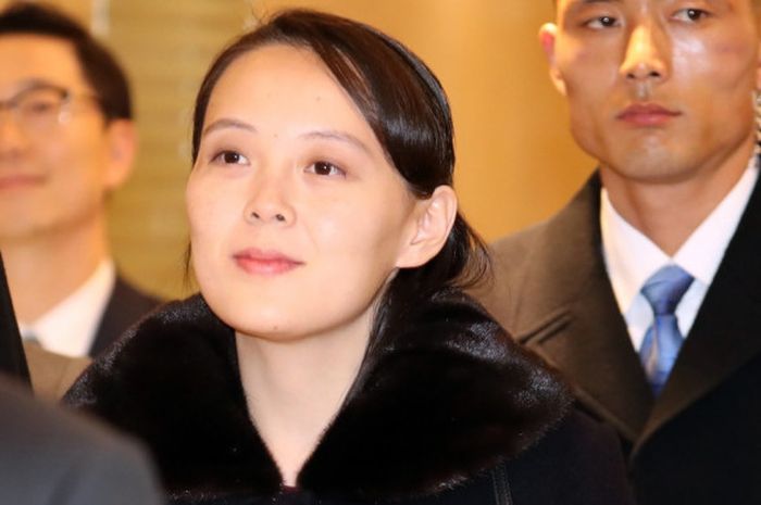 Kim Yo Jong yang merupakan adik pimpinan Korea Utara, Kim Jong Un, tiba di Bandara Internasional Incheon, Seoul, Korea Selatan, Jumat (9/2/2018), untuk menghadiri upacara pembukaan Olimpiade Musim Dingin Pyeongchang 2018.