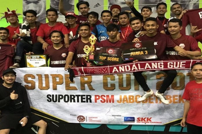 Panitia dan tuan rumah suporter PSM Jabodetabek.