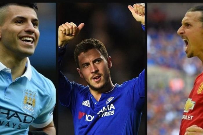 Sergio Aguero, Eden Hazard, dan Zlatan Ibrahimovic bisa menjadi pemain paling berpengaruh bagi timnya masing-masing.