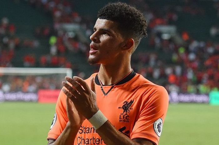 Dominic Solanke saat laga melawan Crystal Palace pada Rabu (19/7/2017) di ajang Premier League Asia Trophy di Hongkong, China