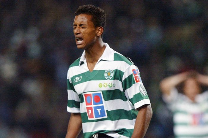 Sayap asal Portugal, Luis Nani, ketika memperkuat Sporting CP pada musim 2005-2006.