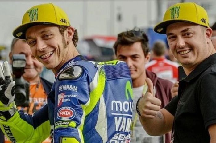  Valentino Rossi dan Alessio Salucci. 