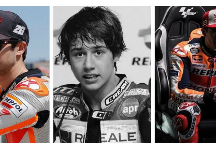 Dari Kiri: Dani Pedrosa, Andreas Perez, dan Marc Marquez