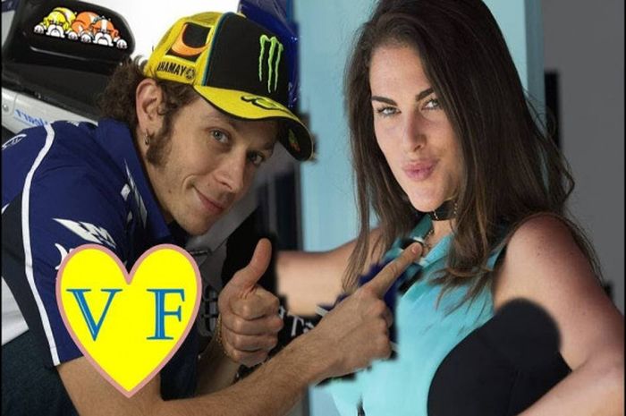 Valentino Rossi dan Francesca Sofia Novello.