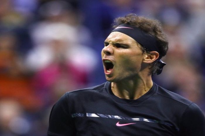 Rafael Nadal berhasil mengalahkan Juan Martin del Potro di partai semifinal US Open 2017 pada Jumat (8/9/2017) waktu New York.