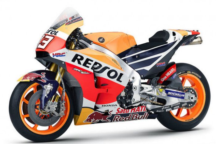 Motor Honda RC213V milik tim Repsol Honda.