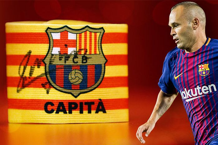 Undian berhadiah ban kapten Andres Iniesta