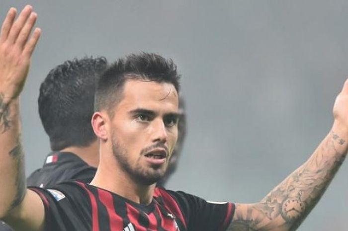 suso saat bermain bersama Ac milan