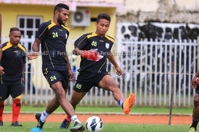 Sesi latihan terakhir  sebelum berangkat ke Palembang