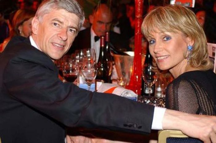  Arsene Wenger dan mantan istrinya, Annie Brosterhous. 