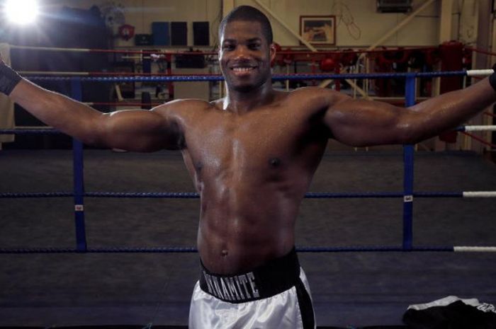 Petinju muda Inggris, Daniel Dubois, yang baru berusia 20 tahun.